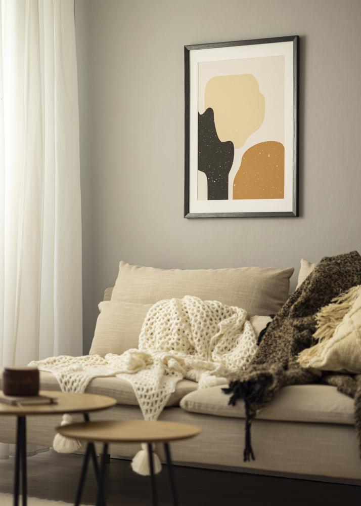 Rama Fiorito Szkło akrylowe Ciemny szary 30x40 cm