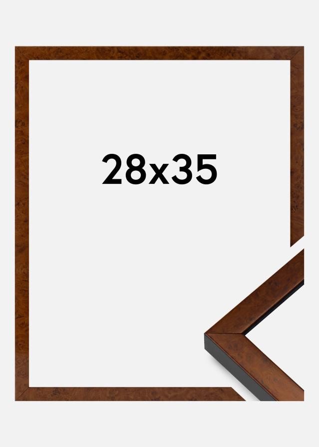 Rama Ares Szkło akrylowe Burr Walnut 28x35 cm