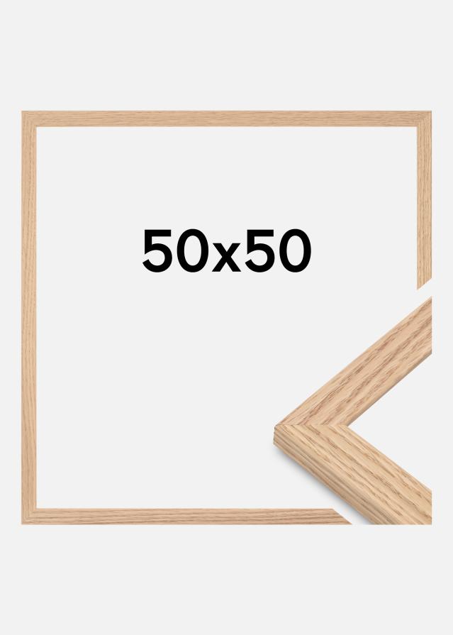 Rama Tidlös Szkło akrylowe Lity Dąb 50x50 cm