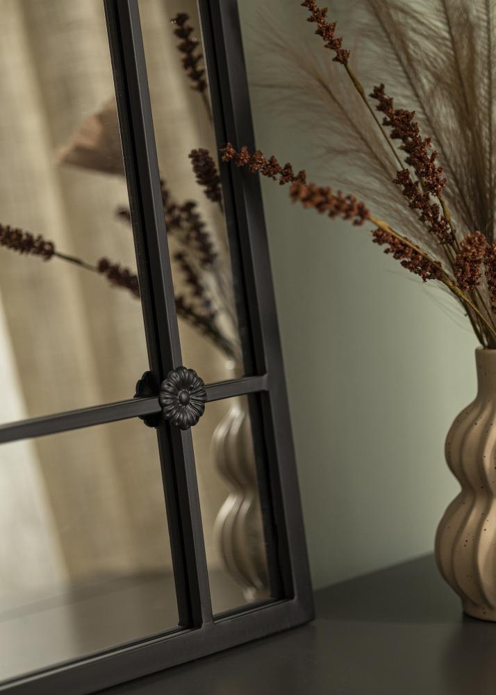 Lustro Fairytale Window Czarny 60x100 cm