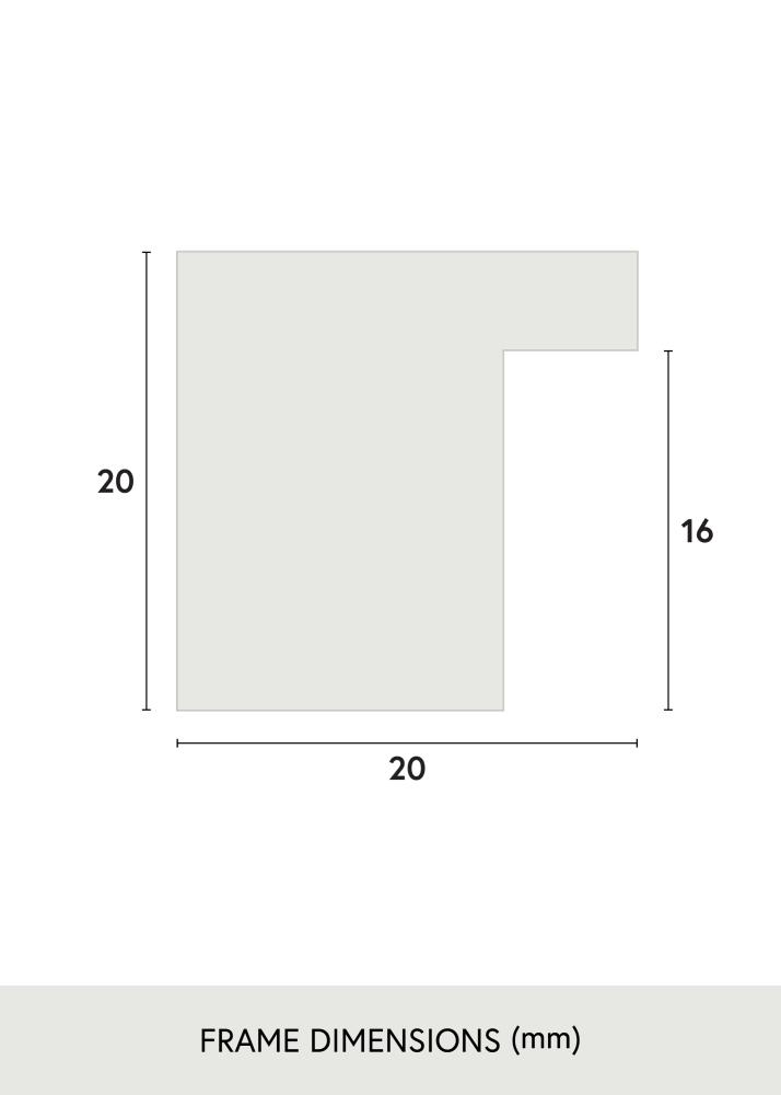 Rama Salisbury Szkło akrylowe Dąb 30x30 cm