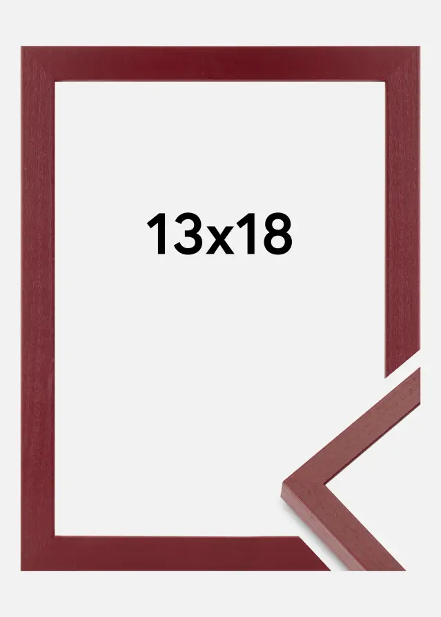 Colorful Szkło akrylowe Czerwony 13x18 cm