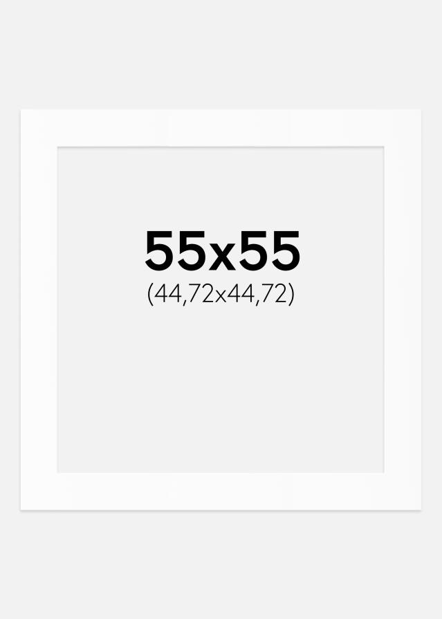 Passe-patrout Biały Standard (Białe Rdzeń) 55x55 cm (44,72x44,72)