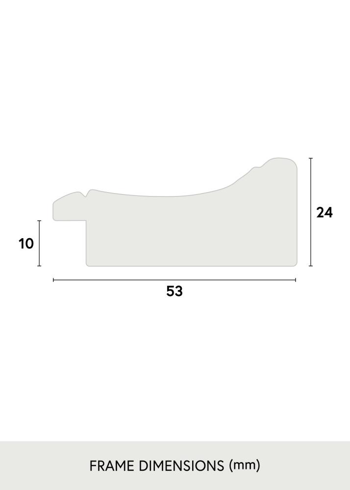 Rama Roxen Złoty Różnobarwny - Dowolny rozmiar