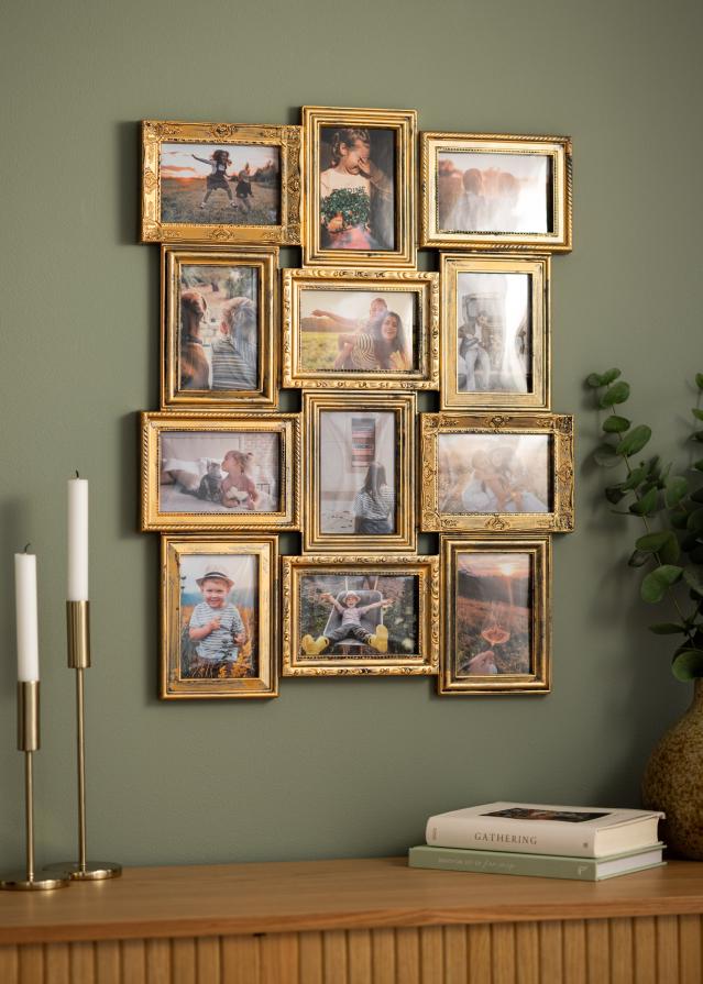 Retro Multirama Złoty Mat - 12 Zdjęcia