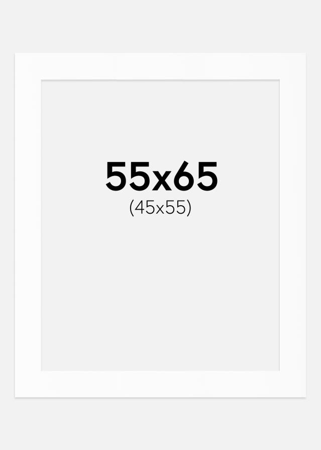 Passe-patrout Biały Standard (Białe Rdzeń) 55x65 cm (45x55)