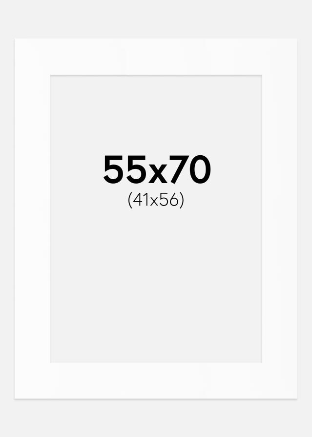 Passe-patrout Biały Standard (Białe Rdzeń) 55x70 cm (41x56)