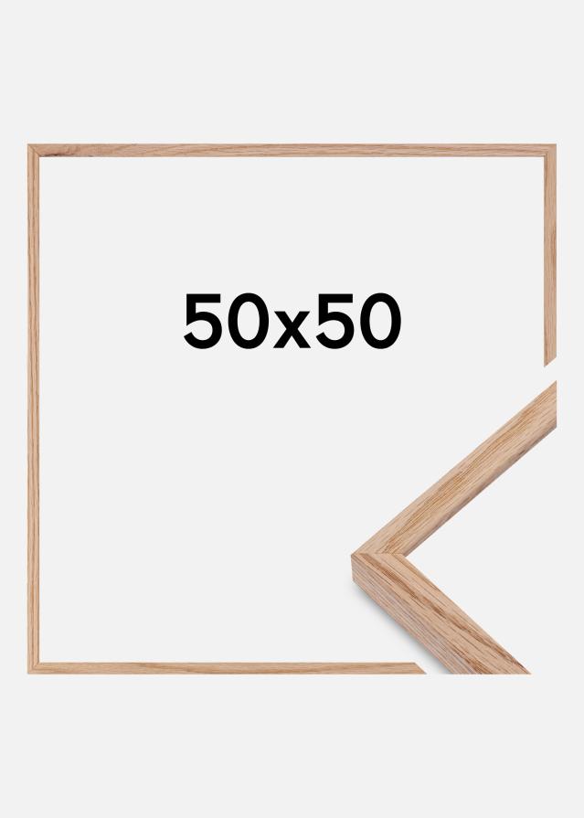 Rama E-Line Szkło akrylowe Dąb 50x50 cm