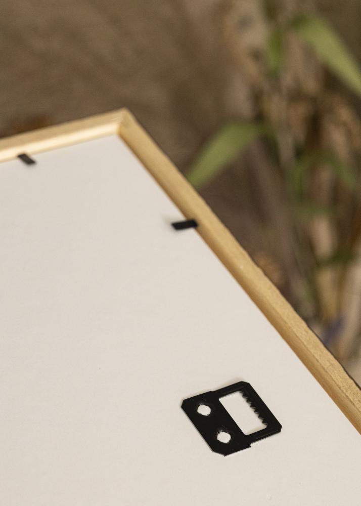 Rama Edsbyn Orzech 50x60 cm - Passe-patrout Czarny 35x45 cm