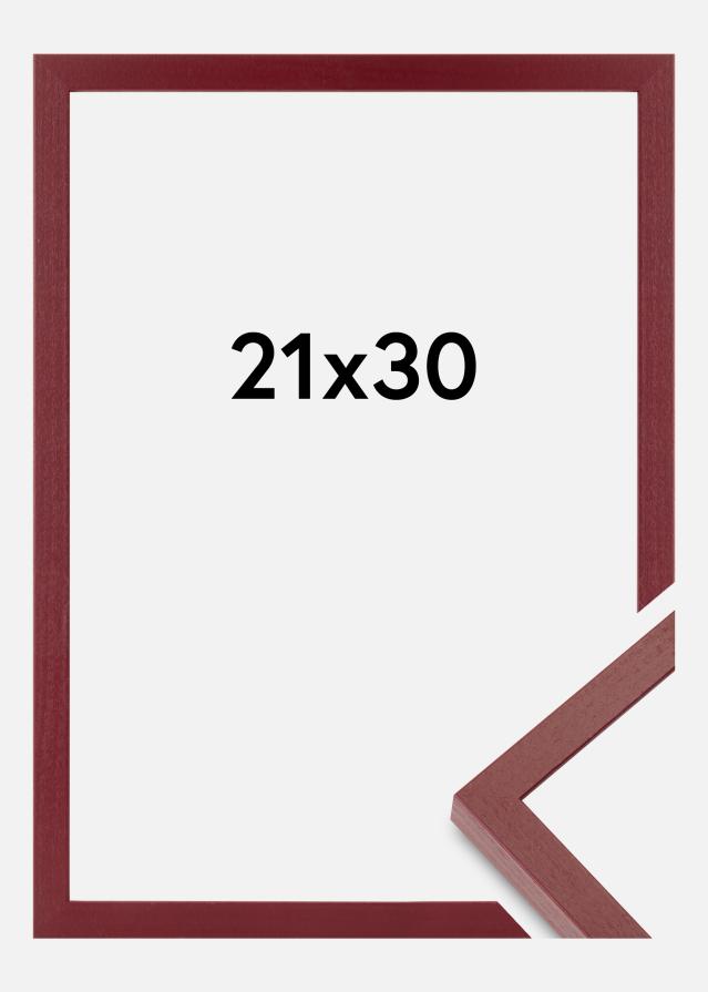 Colorful Szkło akrylowe Czerwony 21x30 cm