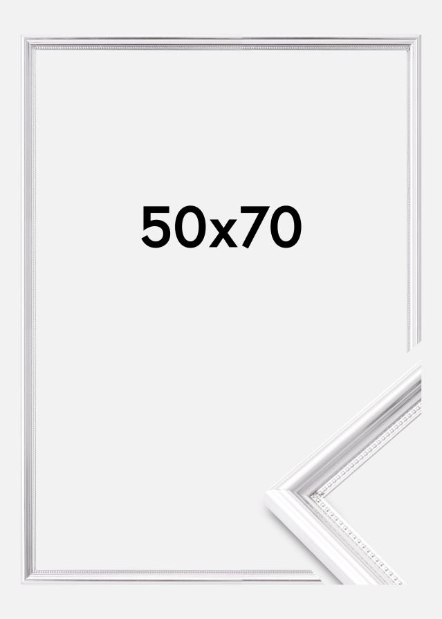 Rama Gala Szkło akrylowe Srebrny 50x70 cm