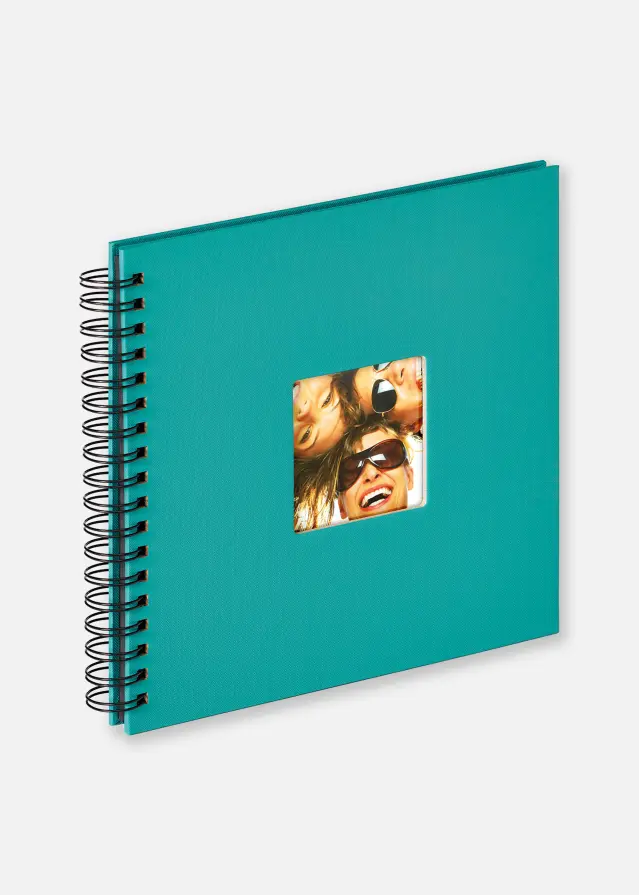 Fun Album na spirali Turkus - 26x25 cm (40 Czarne Strony / 20 arkuszy)