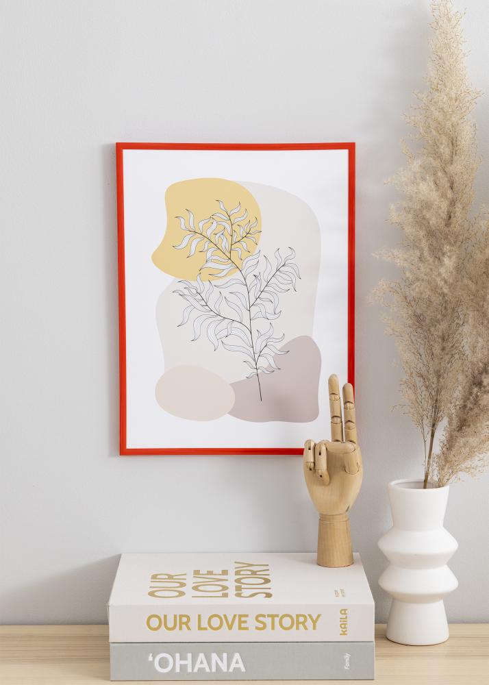 Rama New Lifestyle Jasnoczerwony 30x40 cm - Passe-patrout Czarny 21x30 cm