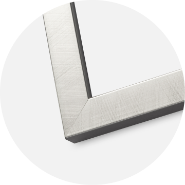 Rama Uppsala Srebrny 28x35 cm