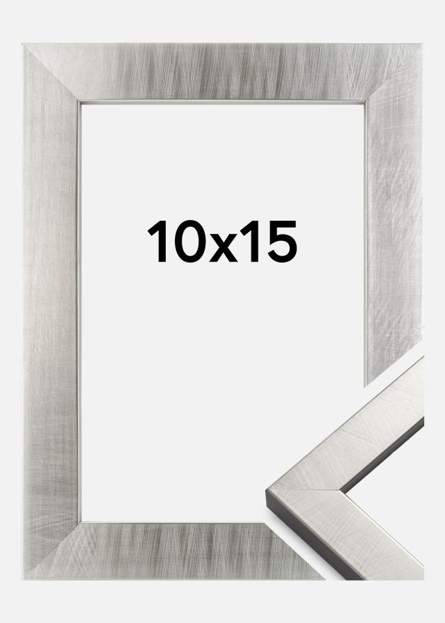 Rama Uppsala Srebrny 10x15 cm