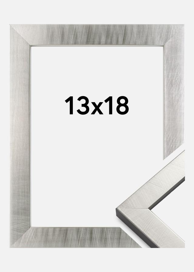 Rama Uppsala Srebrny 13x18 cm