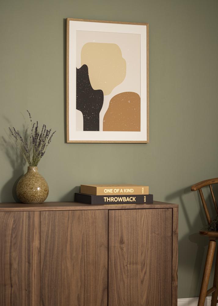 Rama Soul Oak Veneer 70x100 cm - Passe-patrout Biały 60x90 cm