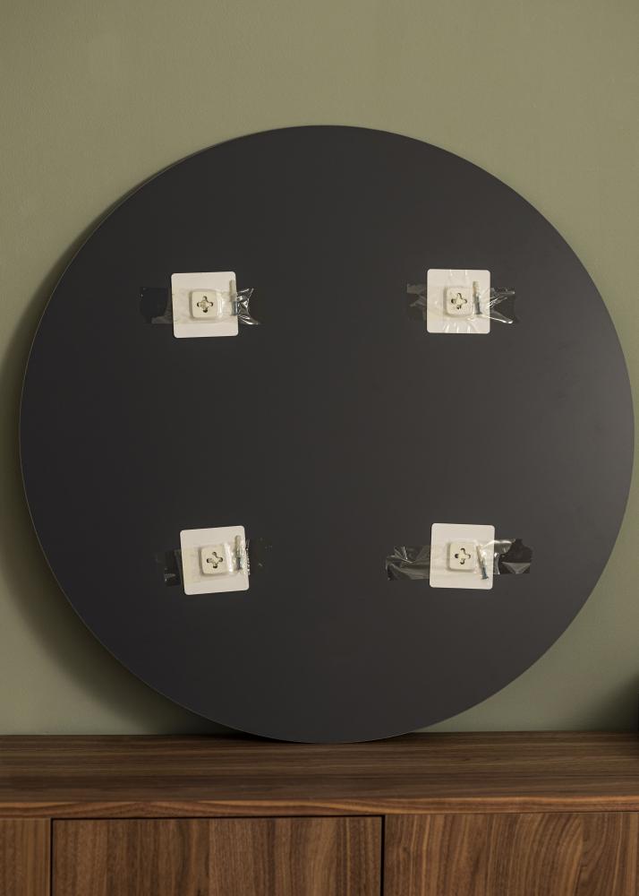 KAILA Okrągły Lustro Rose Gold 80 cm Ø