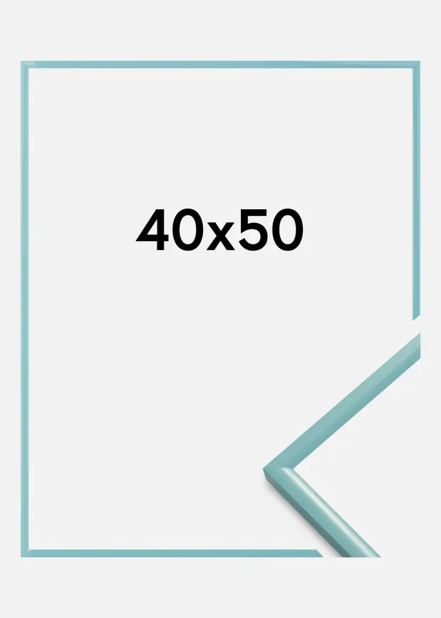 Rama New Lifestyle Szkło akrylowe Turkus 40x50 cm