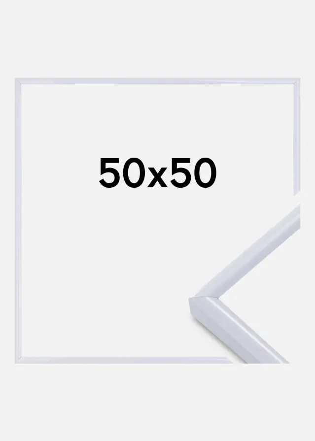 Rama Victoria Szkło akrylowe Biały 50x50 cm