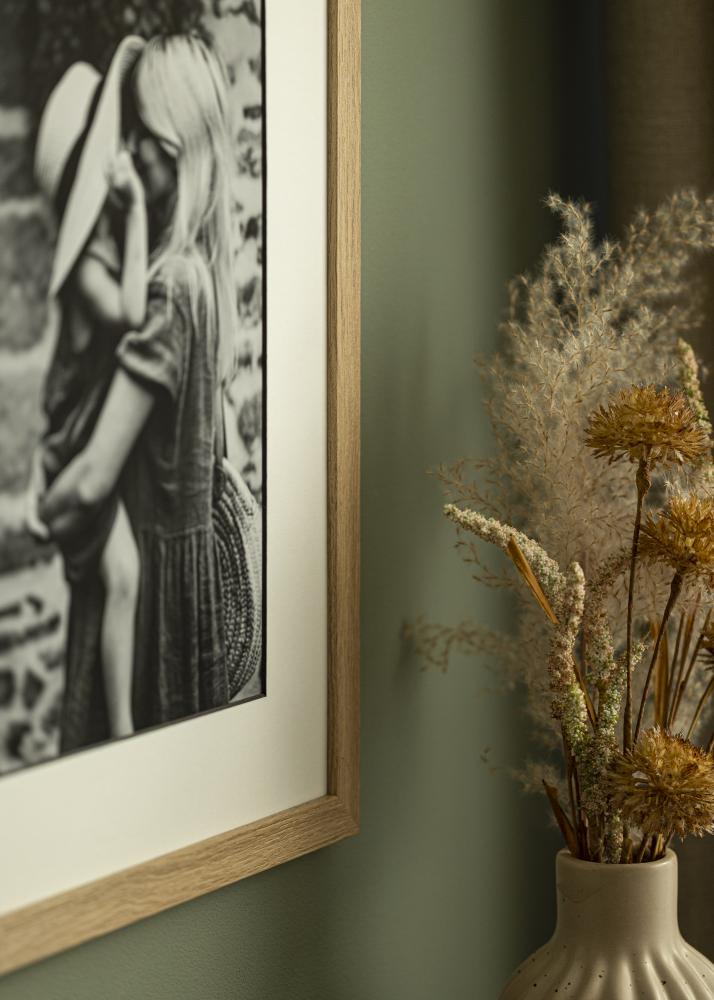 Passe-patrout Biały Czarny środek 40x40 cm (29x29 cm)