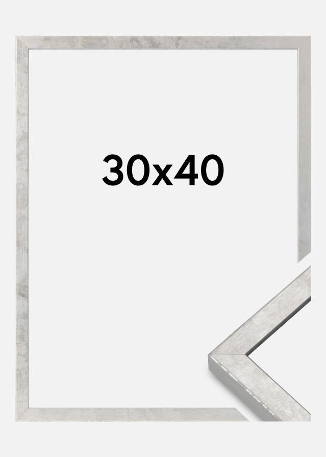 Rama Ares Szkło akrylowe Srebrny 30x40 cm
