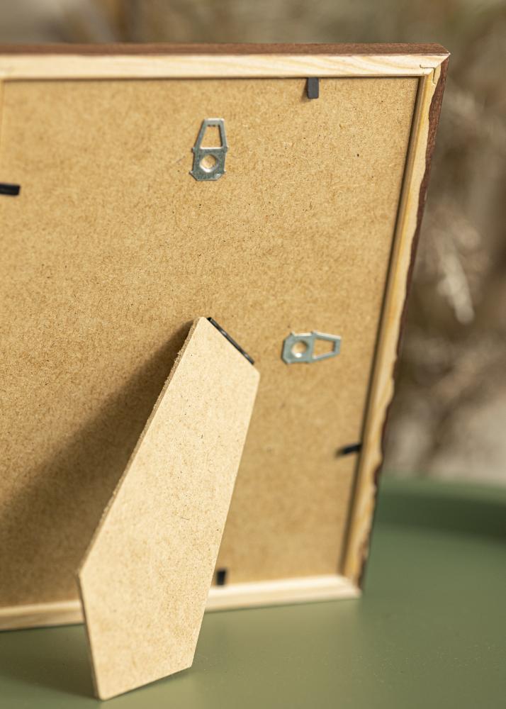 Rama Galant Orzech 20x30 cm - Passe-patrout Czarny 10x20 cm