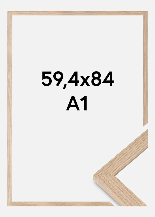 Rama BGA Classic Szkło akrylowe Dąb 59,4x84,1 cm (A1)