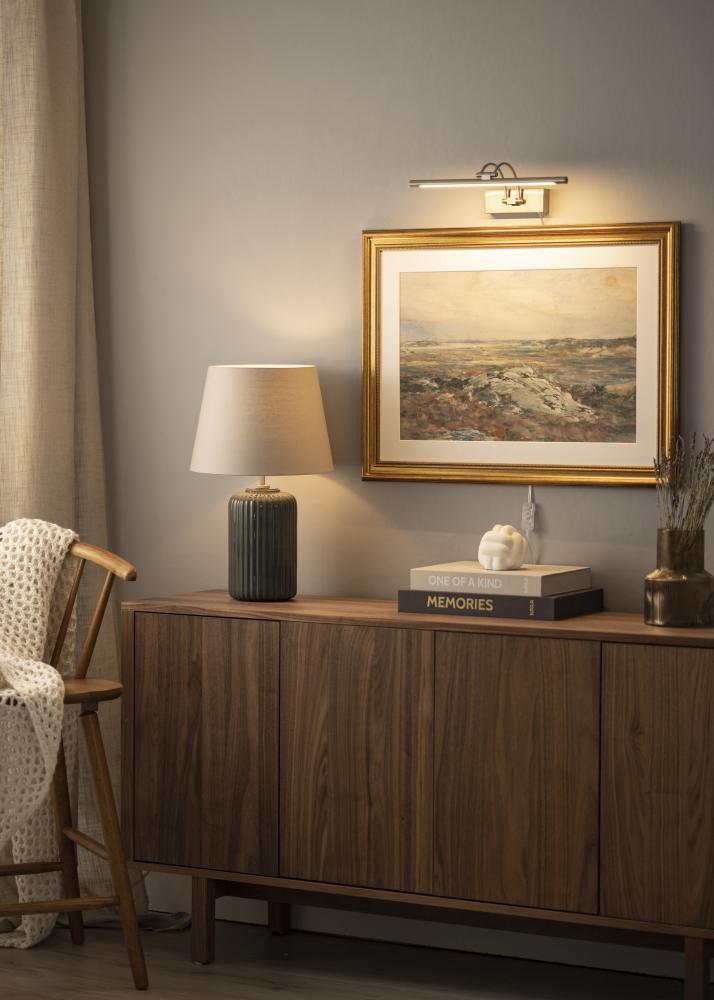 Gunnebo V962 LED oświetlenie obrazu 37 cm - Nikiel