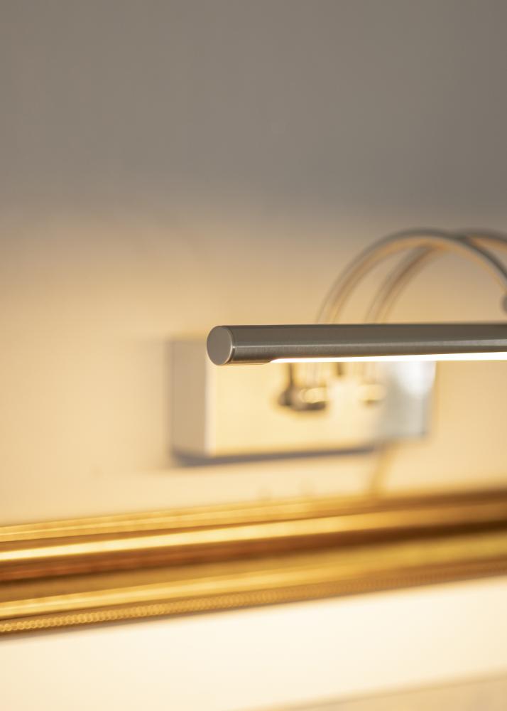 Gunnebo V962 LED oświetlenie obrazu 37 cm - Nikiel