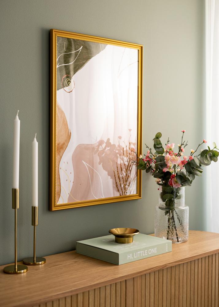 Rama Lattice Szkło akrylowe Złoty 40x50 cm