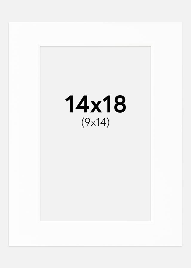 Passe-patrout Canson Biały Biały środek 14x18 cm (9x14)