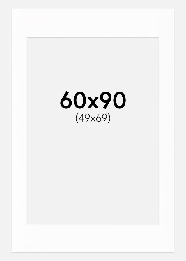 Passe-patrout Canson Biały Biały środek 60x90 cm (49x69)