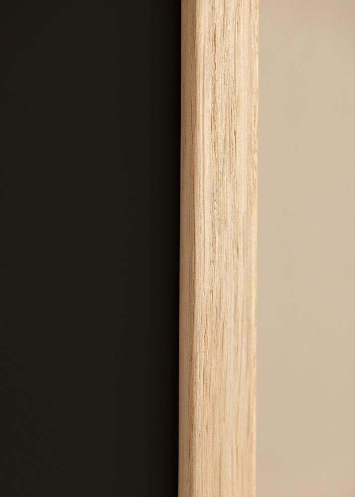 Rama Edsbyn Dąb 18x24 cm - Passe-patrout Czarny 13x17 cm