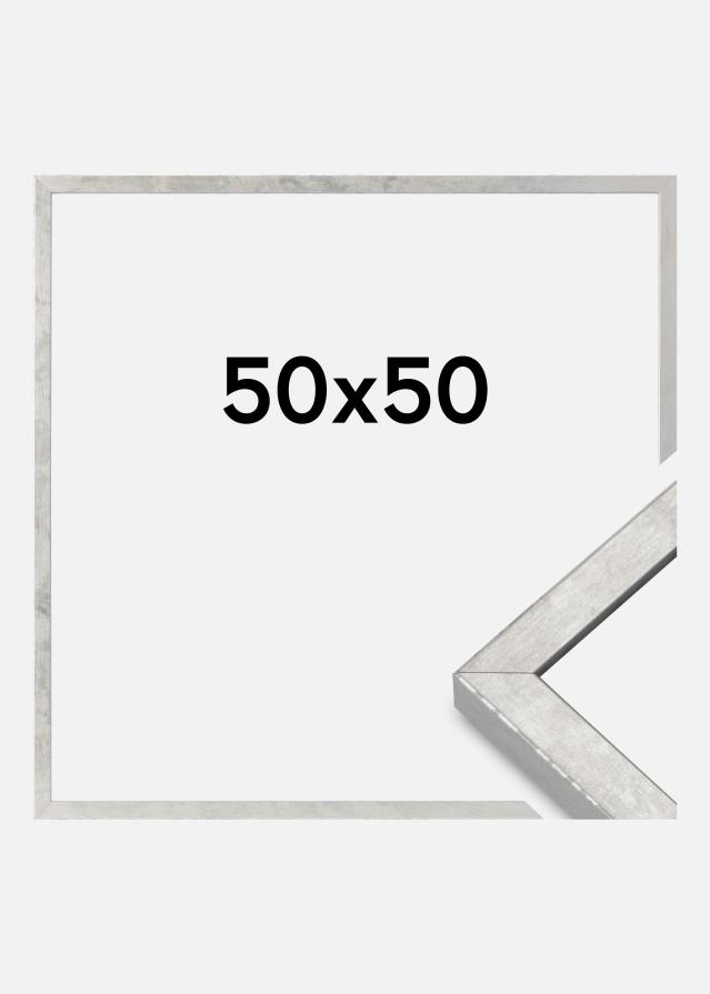 Rama Ares Szkło akrylowe Srebrny 50x50 cm