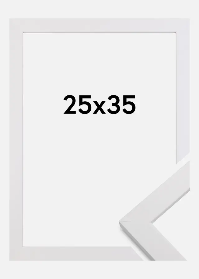 Rama White Wood Szkło akrylowe 25x35 cm