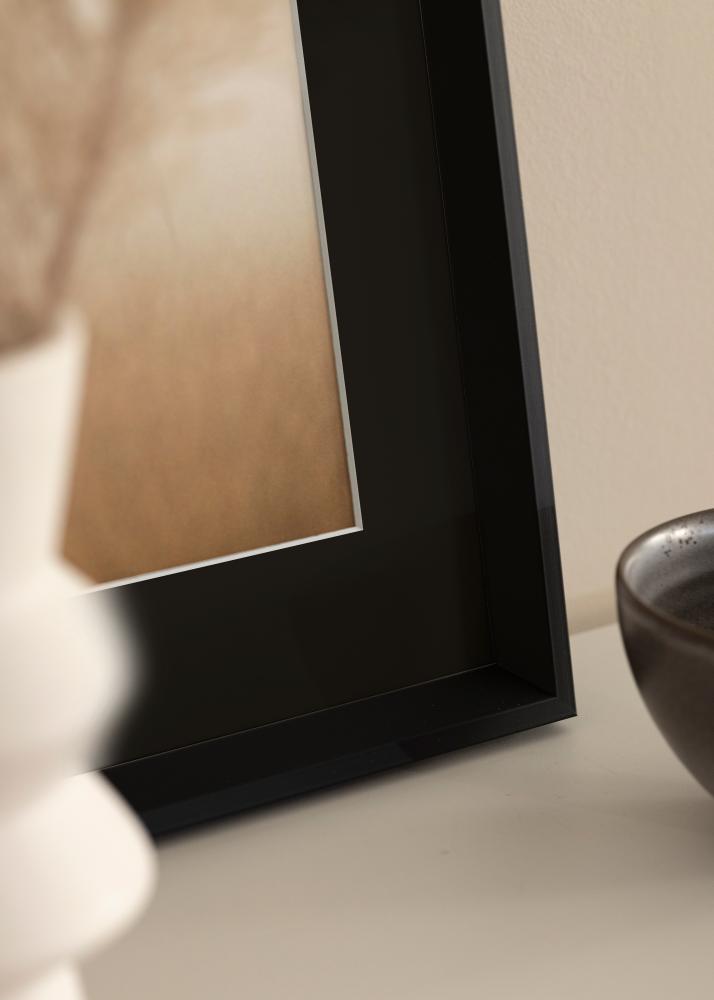 Rama Globe Czarny 30x30 cm - Passe-patrout Czarny 8x8 inches