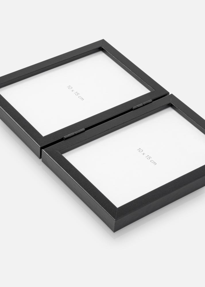 Ramka składana Czarny 10x15 cm