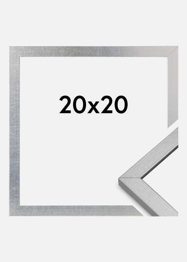 Rama Minerva Szkło akrylowe Srebrny 20x20 cm