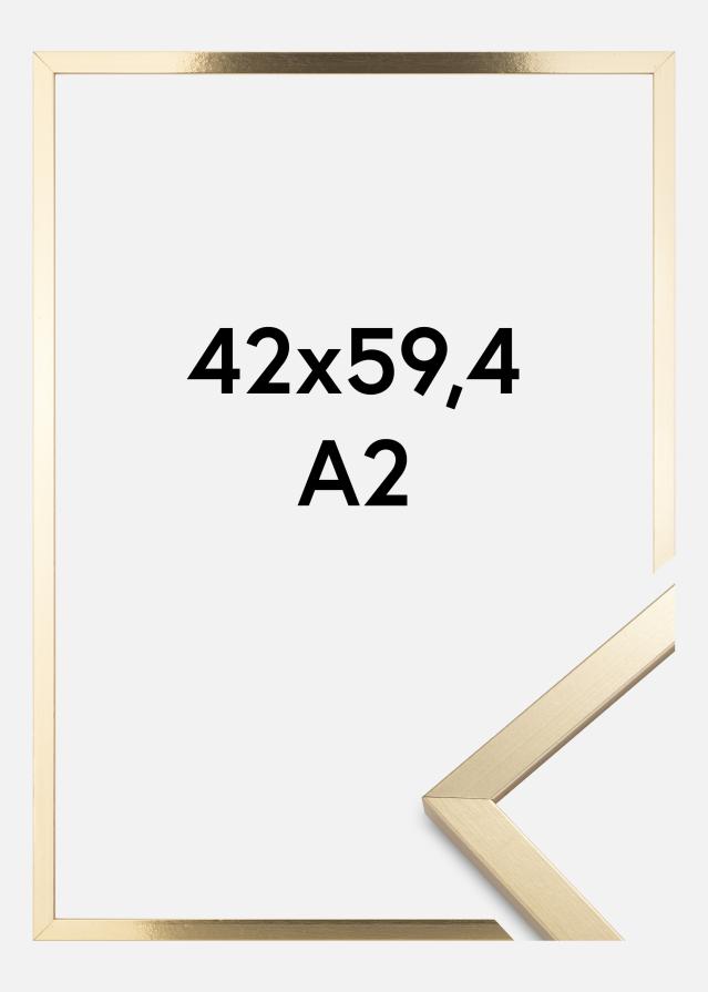 Rama Trendy Szkło akrylowe Złoty 42x59,4 cm (A2)