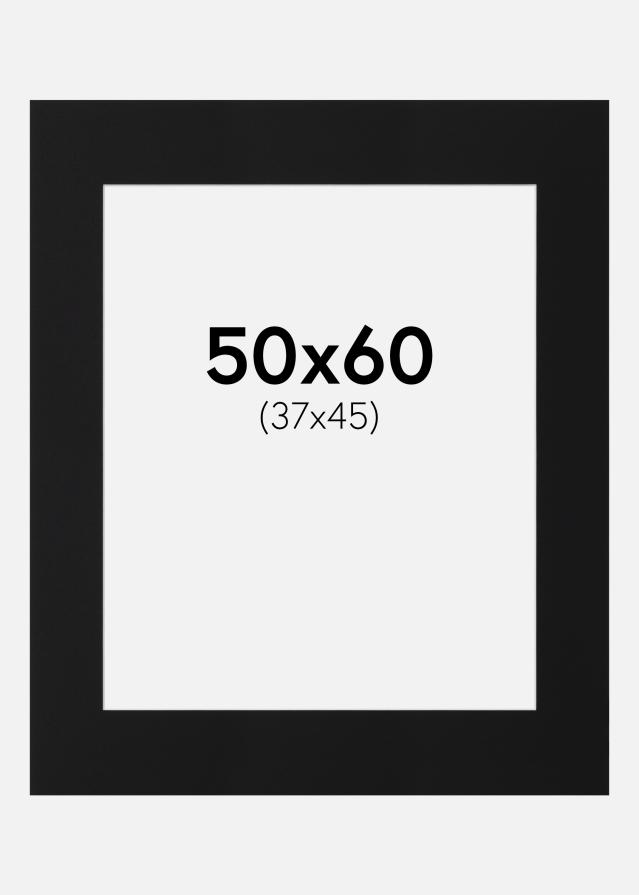 Passe-patrout Czarny Standard (Biały Rdzeń) 50x60 cm (37x45)