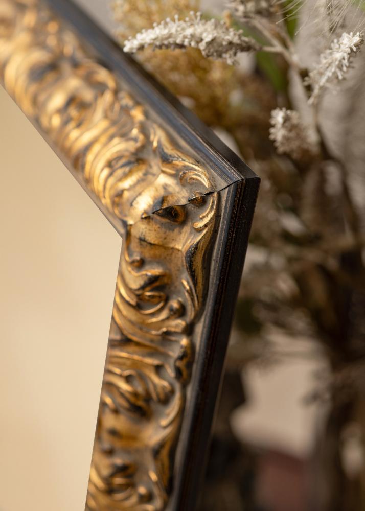 Lustro Odin Złoto/Czerń - Własne wymiary