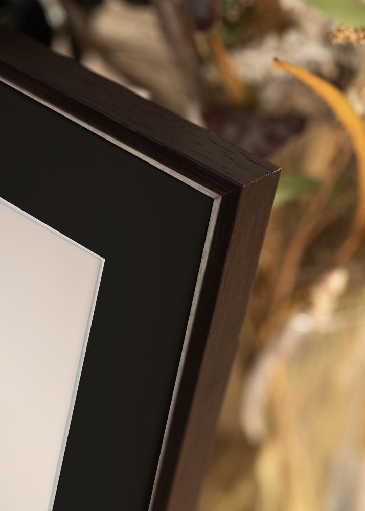 Rama Globe Espresso 24x30 cm - Passe-patrout Czarny 7x9 inches