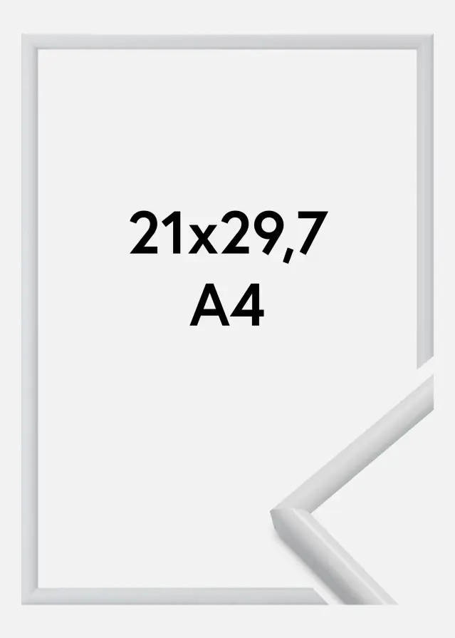 Rama Galeria Biały 21x29,7 cm (A4)