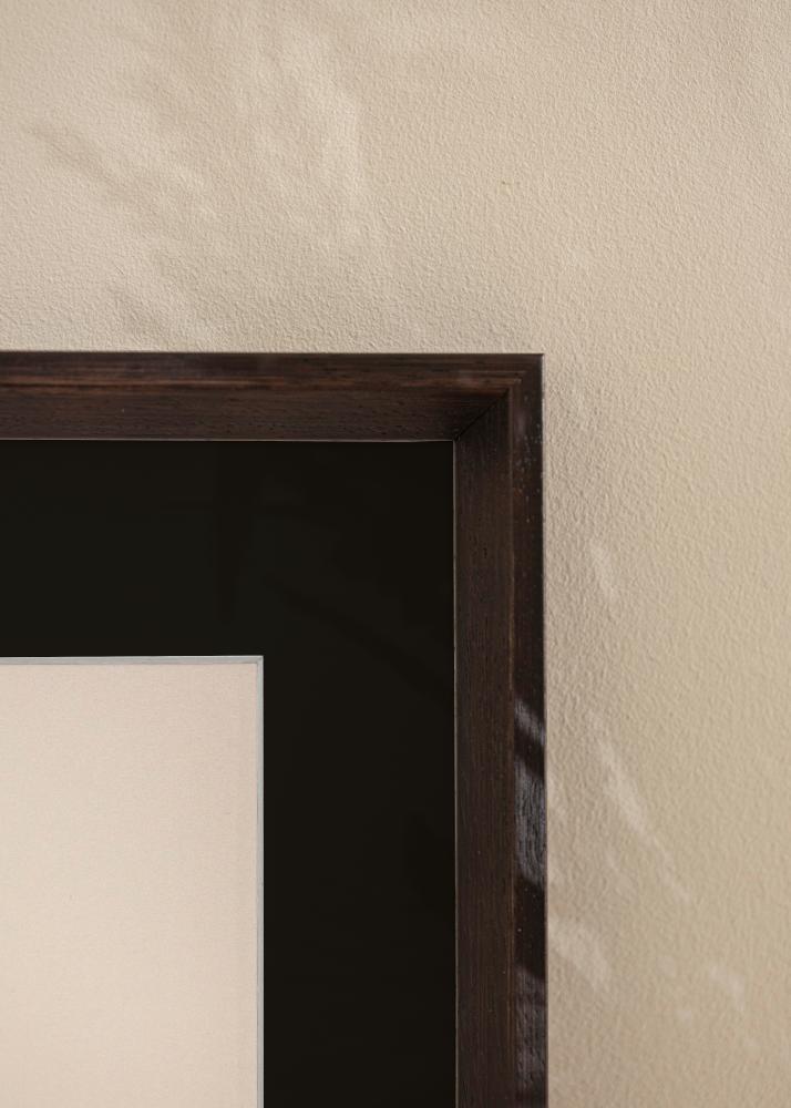 Rama Globe Espresso 24x30 cm - Passe-patrout Czarny 7x9 inches