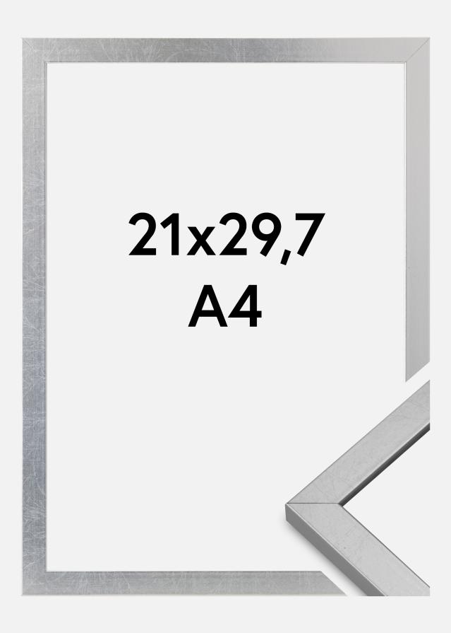 Rama Minerva Szkło akrylowe Srebrny 21x29,7 cm (A4)