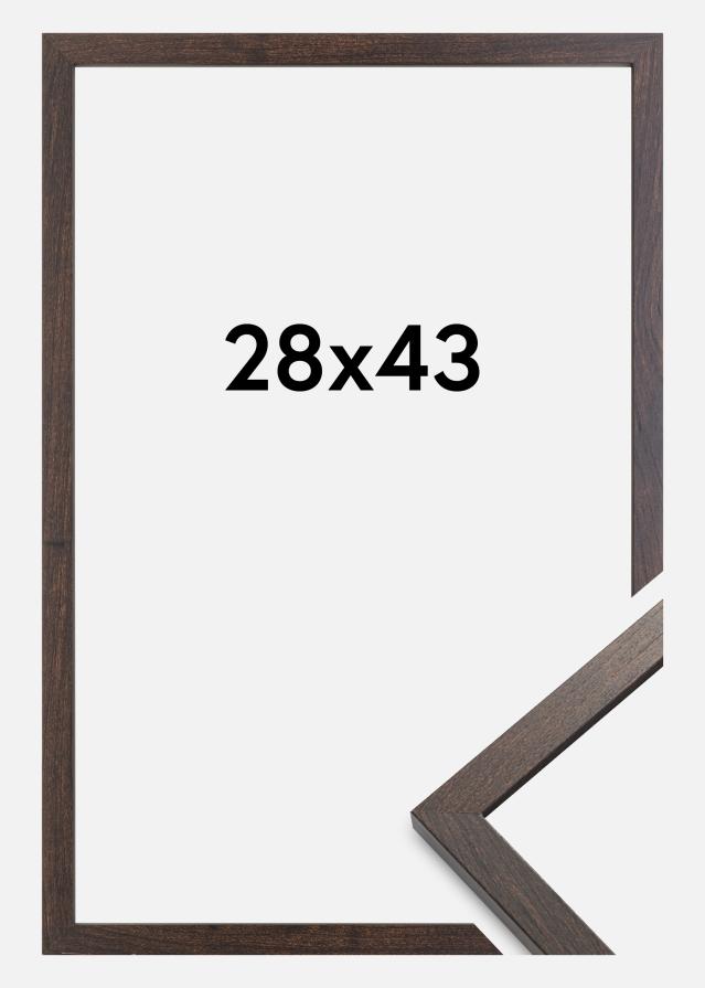 Rama Trendy szkło akrylowe orzech włoski 28x43 cm