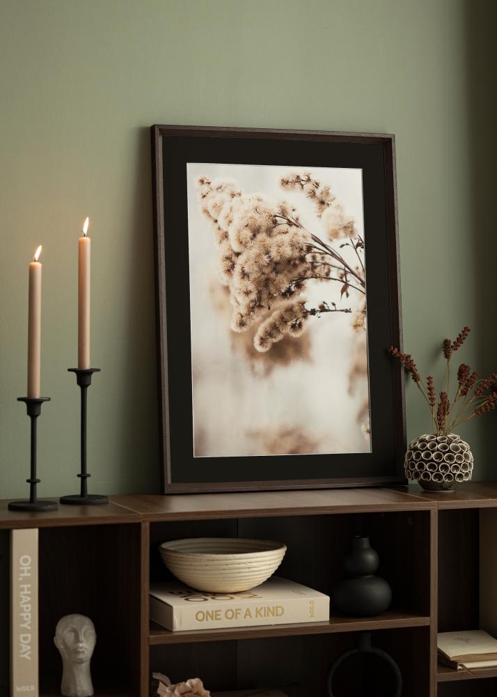 Rama Globe Espresso 24x30 cm - Passe-patrout Czarny 7x9 inches