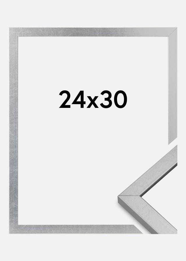 Rama Minerva Szkło akrylowe Srebrny 24x30 cm