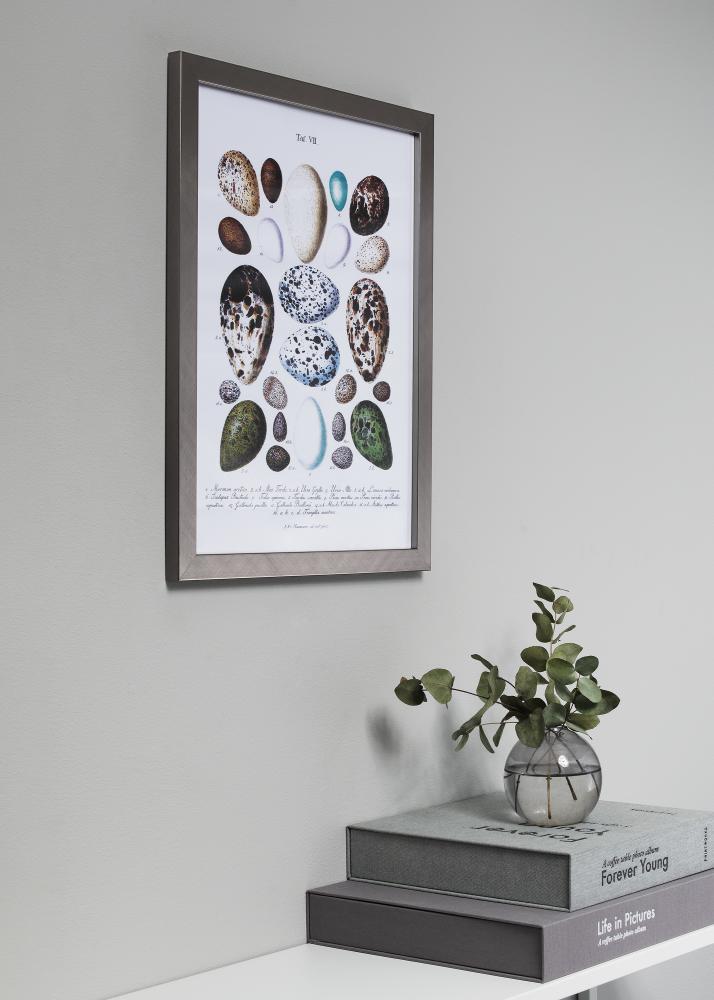 Rama Uppsala Srebrny 28x35 cm